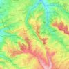 Gulp topographic map, elevation, terrain