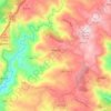 Abaças topographic map, elevation, terrain