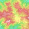 Koprivshtitsa topographic map, elevation, terrain