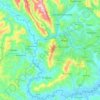 Nyarugenge District topographic map, elevation, terrain
