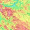 Градска општина Ужице topographic map, elevation, terrain