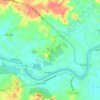 Xã Thường Tân topographic map, elevation, terrain