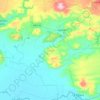 Ayotlán topographic map, elevation, terrain