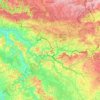 Chiers topographic map, elevation, terrain