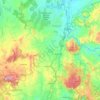 Shire of Mitchell topographic map, elevation, terrain