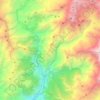 Narchyang topographic map, elevation, terrain
