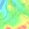 Butlerstown North topographic map, elevation, terrain