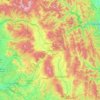 Harghita topographic map, elevation, terrain