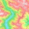 Gaby topographic map, elevation, terrain