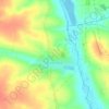 Kalynivka topographic map, elevation, terrain