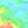 Nether Heyford topographic map, elevation, terrain