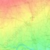 Purnia topographic map, elevation, terrain
