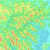 Kampala topographic map, elevation, terrain