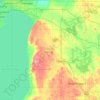 Calumet County topographic map, elevation, terrain