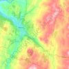 Barre Town topographic map, elevation, terrain