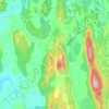 Monkton topographic map, elevation, terrain