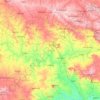 Kalaburagi topographic map, elevation, terrain