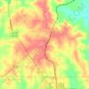 McKenzie topographic map, elevation, terrain