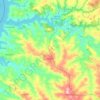 Mercedes topographic map, elevation, terrain