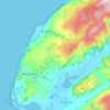 Llanegryn topographic map, elevation, terrain