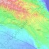 Mountainous Shirvan topographic map, elevation, terrain