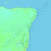 Soure topographic map, elevation, terrain
