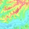 Montagrier topographic map, elevation, terrain