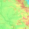 Savannakhet Province topographic map, elevation, terrain