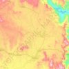 An Khê topographic map, elevation, terrain