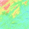 Joaquim Nabuco topographic map, elevation, terrain