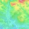 Alwernia topographic map, elevation, terrain