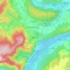 Monzel topographic map, elevation, terrain