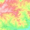 Jucati topographic map, elevation, terrain