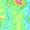 Weathersfield topographic map, elevation, terrain