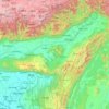 Assam topographic map, elevation, terrain