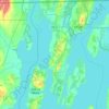 Alburgh topographic map, elevation, terrain