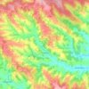 Pstrągowa topographic map, elevation, terrain
