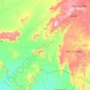 Iati topographic map, elevation, terrain