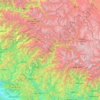 Uttarkashi topographic map, elevation, terrain