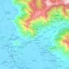 Lar topographic map, elevation, terrain
