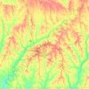 Pike County topographic map, elevation, terrain