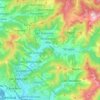 Media Val Bisagno topographic map, elevation, terrain