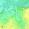 Wallers topographic map, elevation, terrain