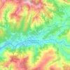 O Barco de Valdeorras topographic map, elevation, terrain