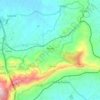 Alcaide topographic map, elevation, terrain