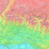 Gandaki topographic map, elevation, terrain