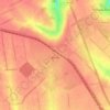Dachne topographic map, elevation, terrain