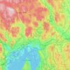 Oslo topographic map, elevation, terrain