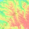 Graves County topographic map, elevation, terrain