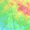 Oborniki Śląskie topographic map, elevation, terrain